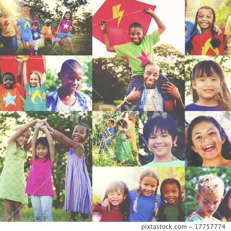 Children Family Enjoyment Playful Summer Casual Concept Children Family Enjoyment Playful Summer Casual Concept 17757774