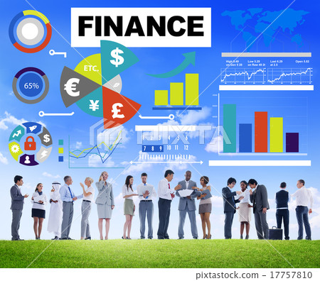 finance bar graph chart investment money business concept 17757810