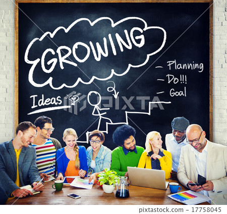 Growing Growth Mission Success Opportunity Concept 17758045