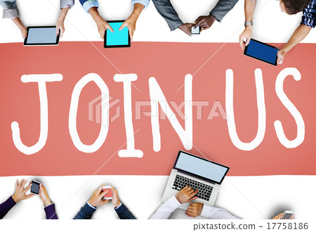 Join Us Invitation Support Business Concept 17758186