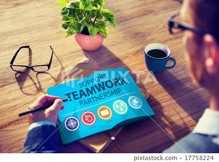 Support Teamwork Partnership Group Collaboration Concept 17758224