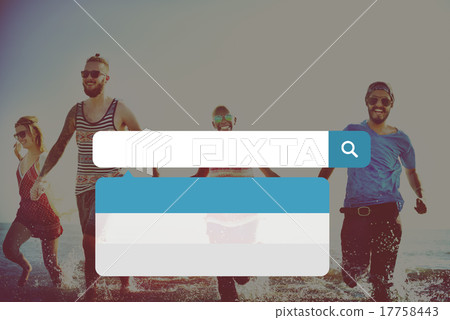 Diverse Beach Summer Friends Fun Running Concept Diverse Beach Summer Friends Fun Running Concept 17758443
