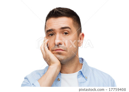 sad middle aged man sad middle aged man 17759408