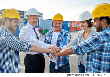 builders and architects with hands on top builders and architects with hands on top 17763140