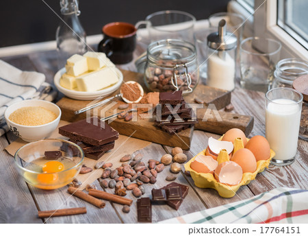 ingredients for the chocolate cake ingredients for the chocolate cake 17764151