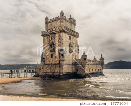 Belem Tower is a fortified tower located in Lisbon Belem Tower is a fortified tower located in Lisbon 17771004