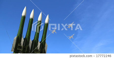 Russian military aircrafts fly over Moscow  17772246