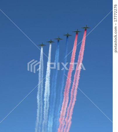 Russian military aircrafts fly over Moscow Russian military aircrafts fly over Moscow 17772276