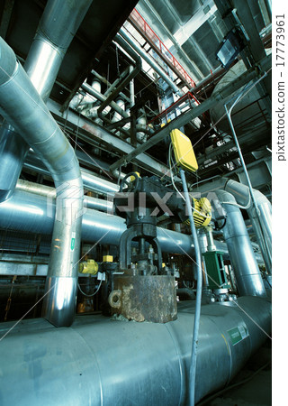 Industrial zone, Steel pipelines and valves 17773961