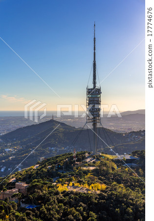 Torre de Collserola - TV tower in Barcelona, Spain Torre de Collserola - TV tower in Barcelona, Spain 17774676