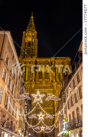 Christmas decorations near the Cathedral 17774877
