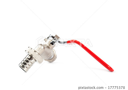 Water valve on white background. 17775378