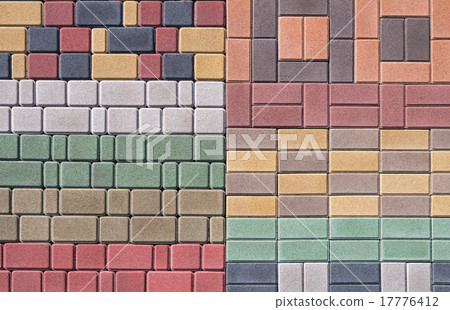 Colorful pavement texture Colorful pavement texture 17776412