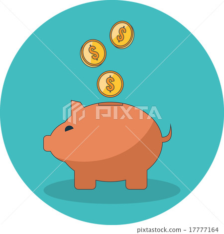 Save money concept. Flat design. Save money concept. Flat design. 17777164