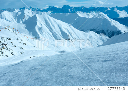 Silvretta Alps winter view (Austria). 17777343