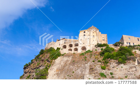 Ancient Castle on the rock, Ischia island, Italy 17777588