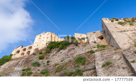 Aragonese Castle on the rock, Ischia island, Italy 17777589