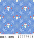Happy new year and merry christmas seamless 17777643