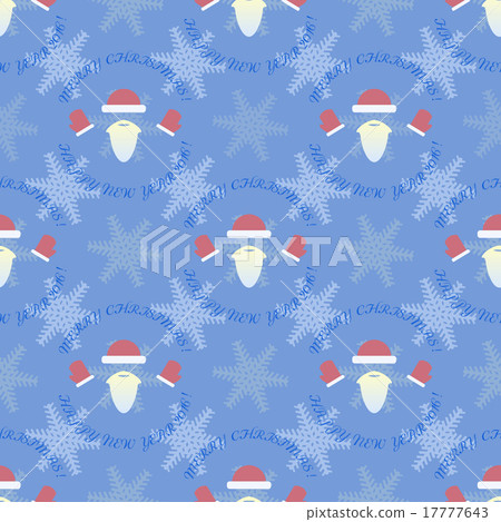 Happy new year and merry christmas seamless Happy new year and merry christmas seamless 17777643