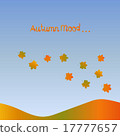 Autumn mood pattern. Fall motif background.  17777657