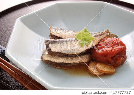 Simmered sardine with plum 17777727