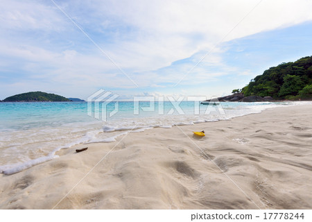 Sand on beach at Similan island in Thailand 17778244