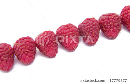 Raspberries isolated on white background 17779877