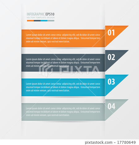 the triangle Modern infographics banner. 17780649
