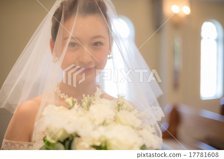 wedding, veil, bride 17781608