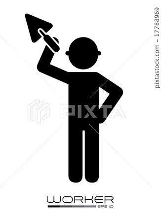 worker design over white background vector... - Stock Illustration ...