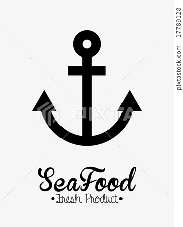 sea food over white background vector illustration 17789128