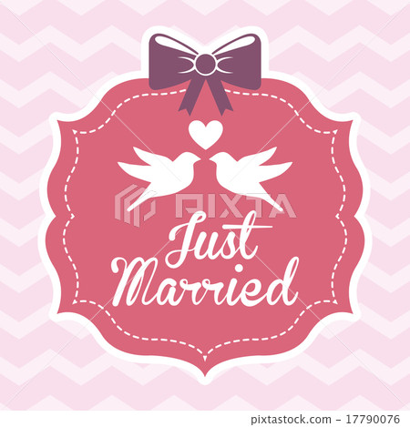 love design over waves background vector illustration 17790076