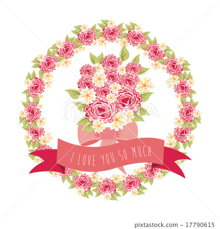 floral card 17790615