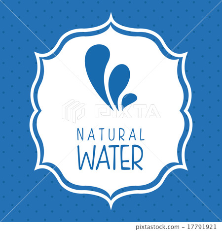 water design over blue background vector illustration water design over blue background vector illustration 17791921