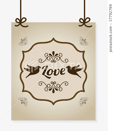 love design over white background vector... - Stock Illustration ...