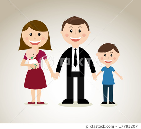 family design over gray background vector illustration family design over gray background vector illustration 17793207