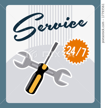 Tools design over blue background vector illustration Tools design over blue background vector illustration 17793561