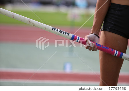 Pole vault on land 17793668