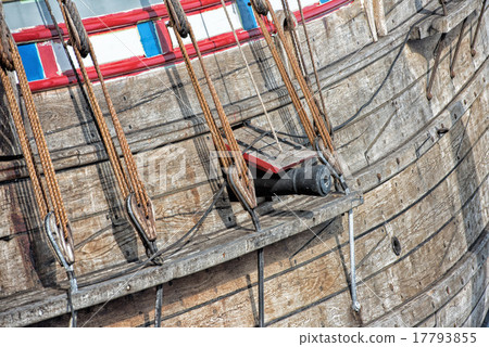 Old vessel sail ship detail 17793855