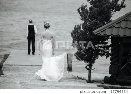 couple on pier couple on pier 17794584