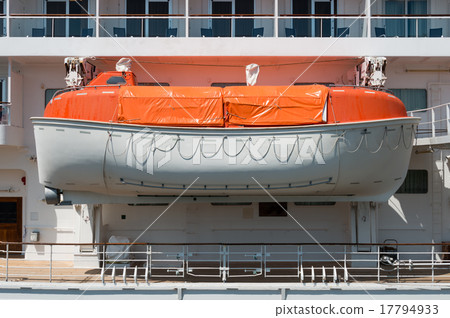 豪華客船的救生艇救生艇 17794933