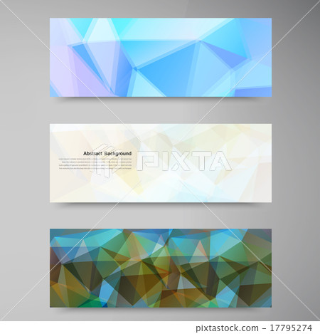 Vector abstract background. Polygonal pattern 17795274