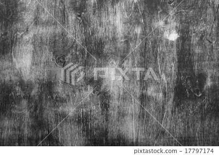 Old grungy plywood with black mordant layer 17797174
