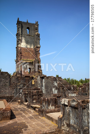 Augustine ruins in Old Goa, India 17798505
