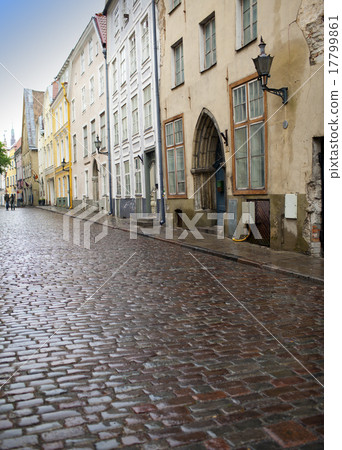 houses on the Old city streets. Tallinn. Estonia.. houses on the Old city streets. Tallinn. Estonia.. 17799861