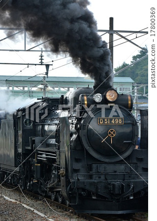 Stock Photo: fukushima prefecture, d51 (train), trial run