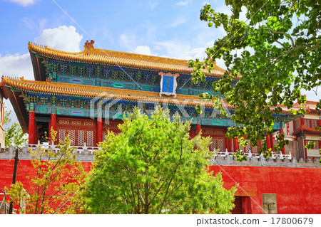 Palaces, pagodas territory of the Forbidden City  17800679