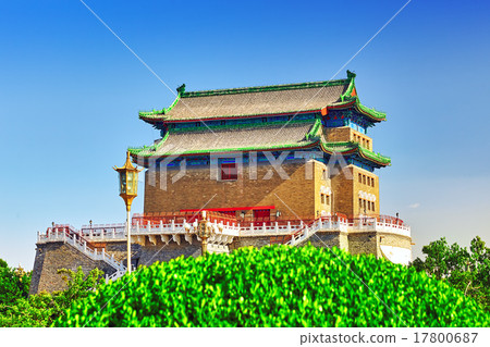 Beautiful Zhengyangmen Gate (Qianmen Gate ).  17800687