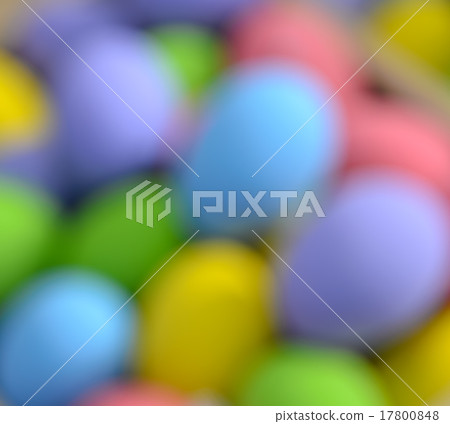 Blurred colorful egg for background 17800848
