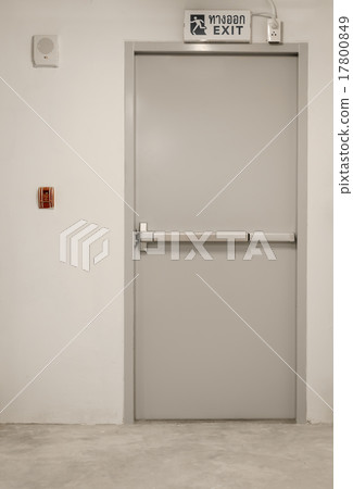 Emergency exit with sign 17800849